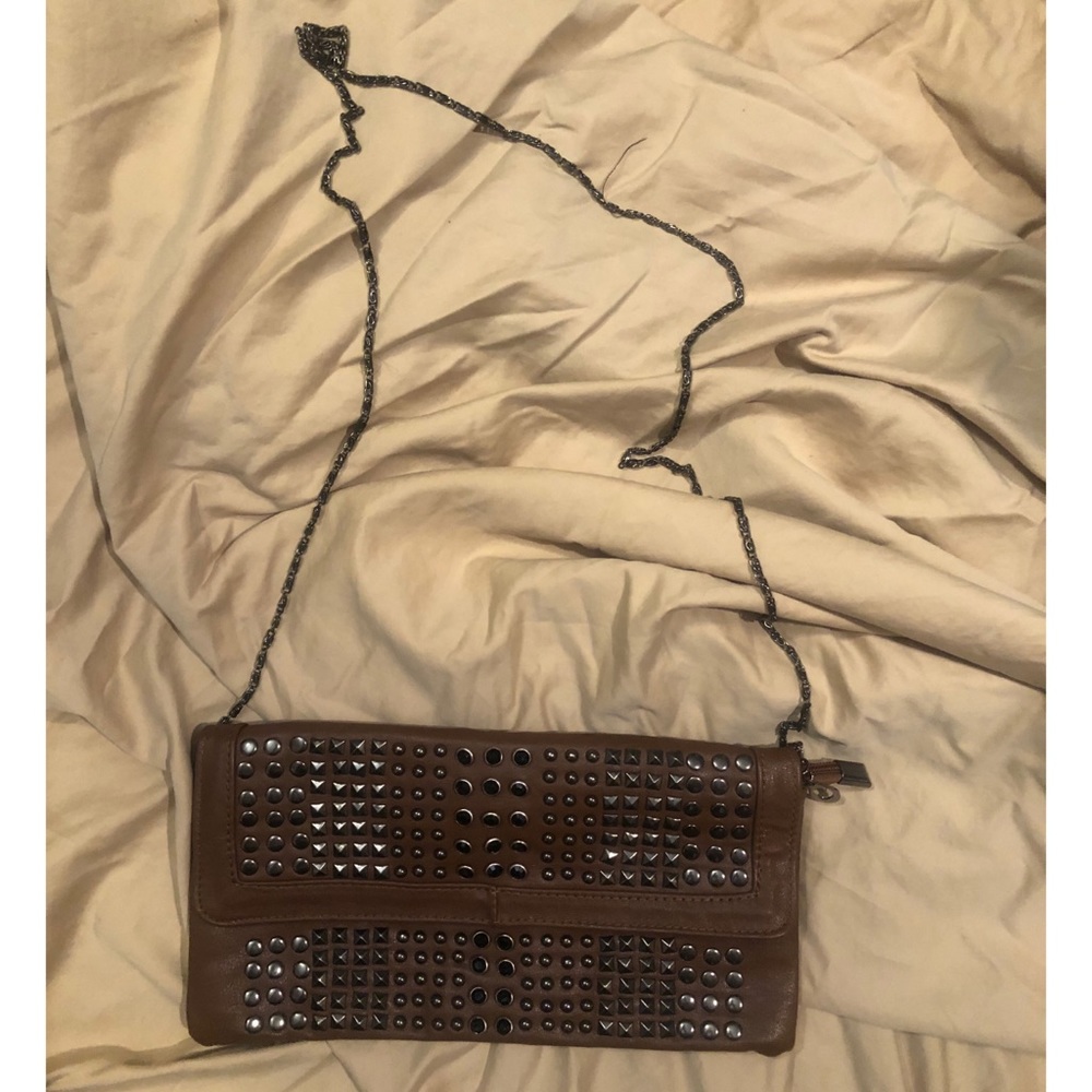 Like New Studded Brown Purse